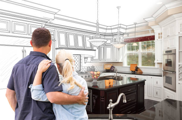 Professional Kitchen Flooring technician working in Amery, WI